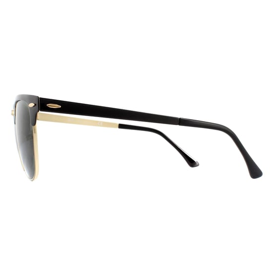 Ray-Ban Gafas de sol Clubmaster Metal RB3716 187 Top Oro Sobre Negro Verde - Image 3