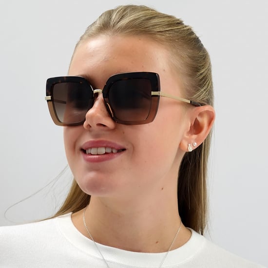 Gafas de sol Dolce & Gabbana DG4373 325613 Top Havana On Transparent Marrón Gradiente - Image 6