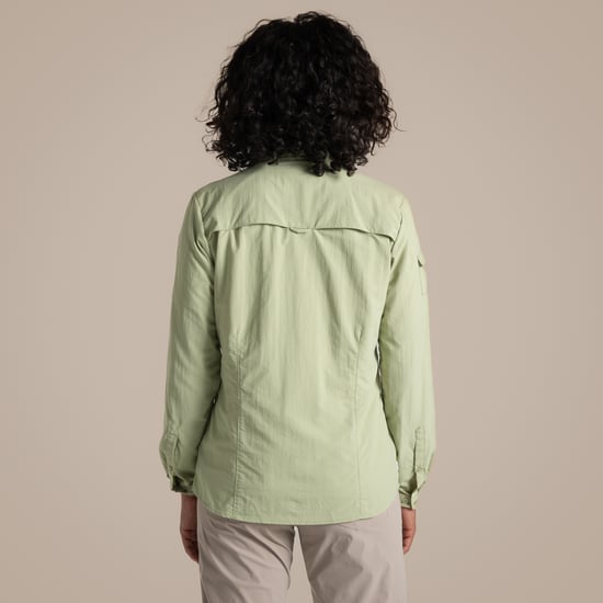 Craghoppers Womens/Ladies Adventure III Nosilife Long-Sleeved Shirt (Bud Green) - Image 3