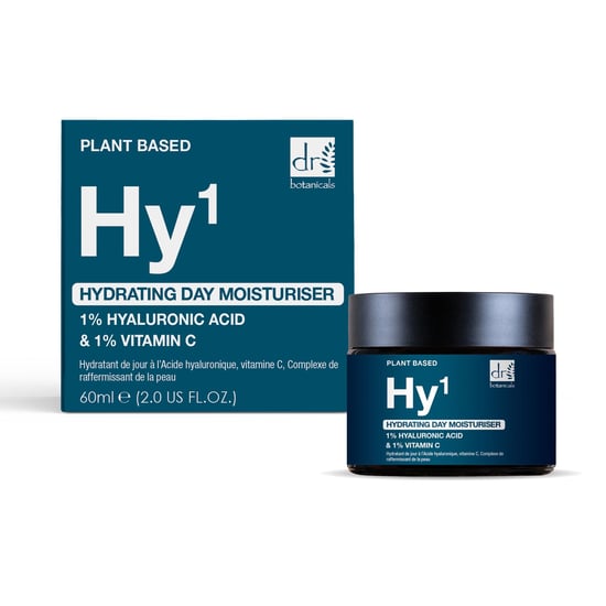 Dr. Botanicals Kit de crema hidratante de día y sérum para el contorno de ojos con ácido hialurónico antiedad - Image 2