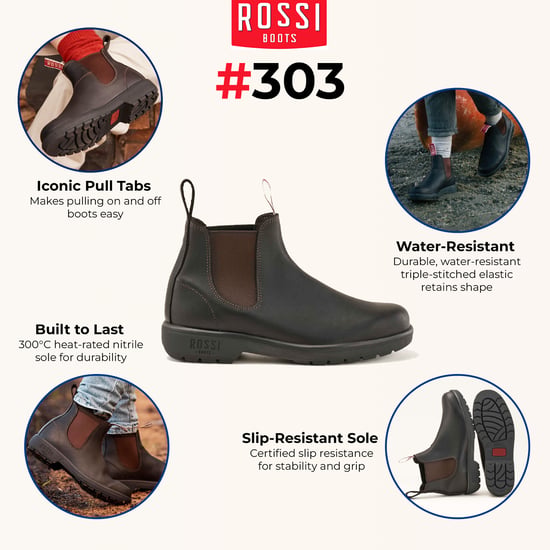 Botas Chelsea de cuero marrón Rossi 303 Endura - Image 2