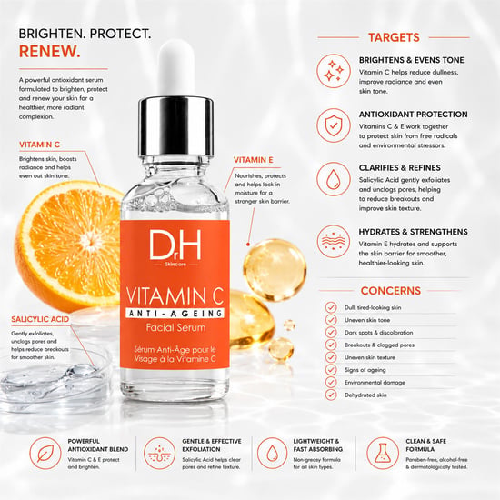 Dr H Sérum facial antiedad con vitamina C 30 ml - Image 5