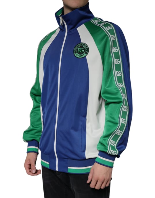 Chaqueta de chándal con cremallera y bloques de color - Image 3