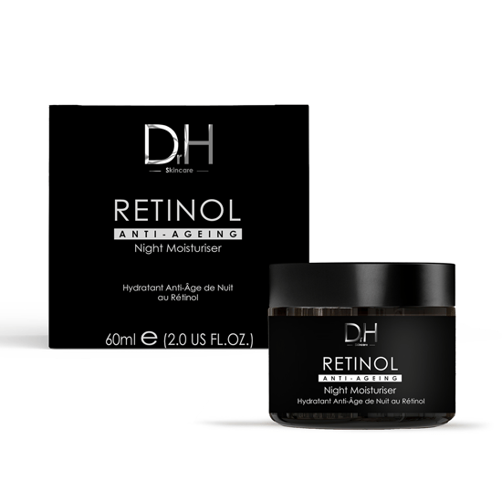 Dr H Crema hidratante de noche antiedad con retinol 60 ml + Sérum facial antiedad con retinol 30 ml - Image 3