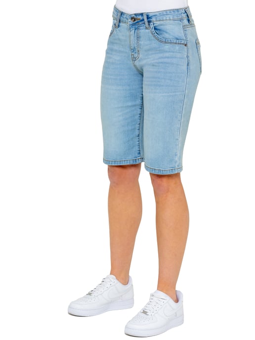 Enzo | Pantalones cortos vaqueros largos para mujer - Image 4