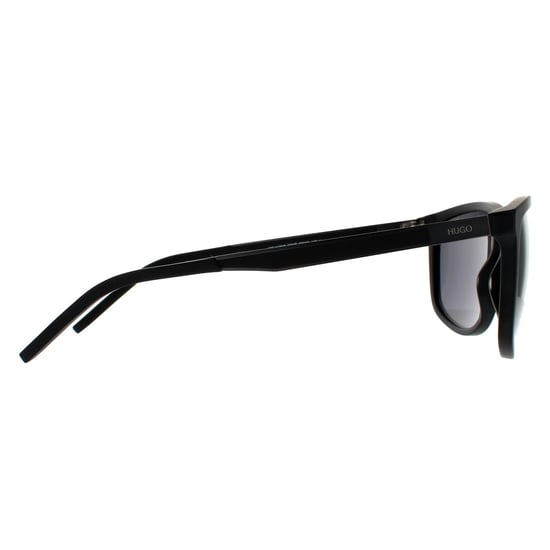 Hugo de Hugo Boss Gafas de Sol Rectangulares para Hombre en Negro Mate y Gris - Image 4