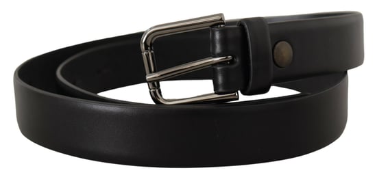 Cinturón de Cuero Negro Estilo Clásico - Image 2