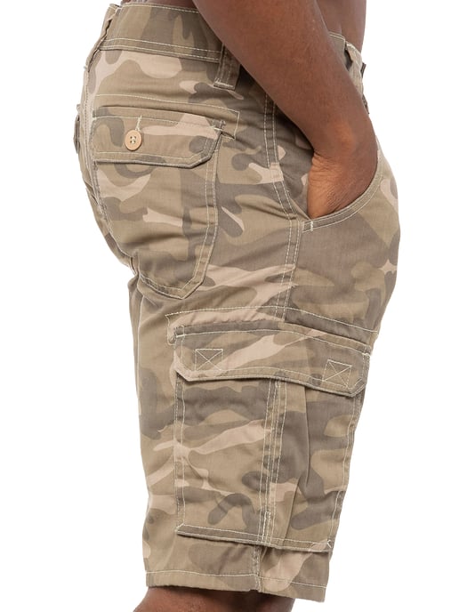 Kruze Pantalones Cortos de Camuflaje para Hombre| Kruze Designer Menswear - Image 3