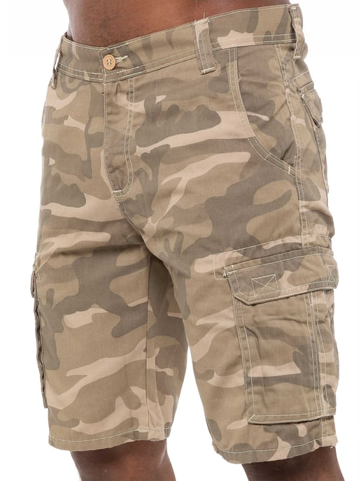 Kruze Pantalones Cortos de Camuflaje para Hombre| Kruze Designer Menswear - Image 4