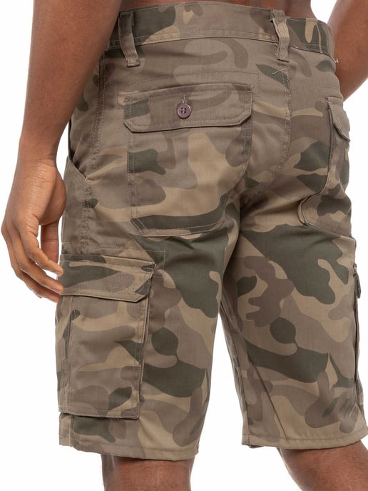 Kruze Pantalones Cortos de Camuflaje para Hombre| Kruze Designer Menswear - Image 2