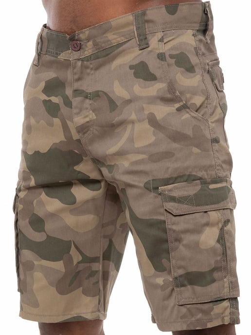 Kruze Pantalones Cortos de Camuflaje para Hombre| Kruze Designer Menswear - Image 5