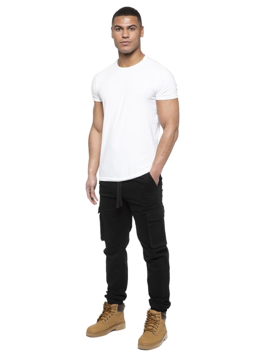 Enzo | Vaqueros Cargo Jogger para Hombre - Negro - Image 6