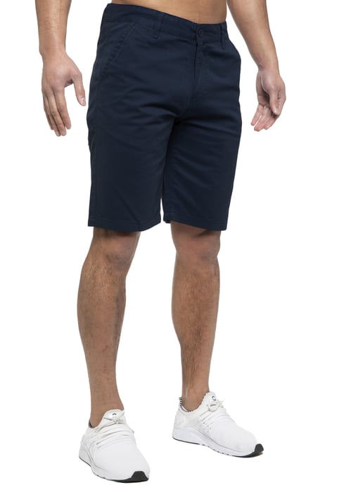 Enzo | Pantalones cortos Chino para hombre en azul marino - Image 2