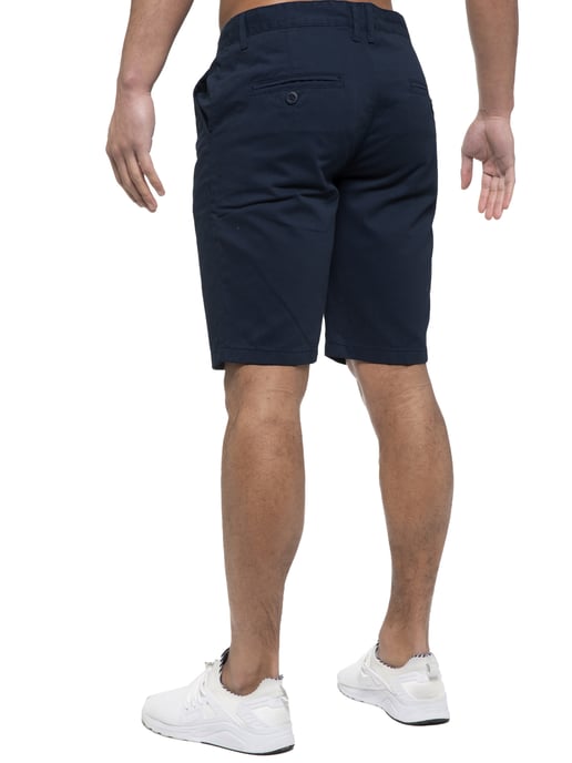 Enzo | Pantalones cortos Chino para hombre en azul marino - Image 4