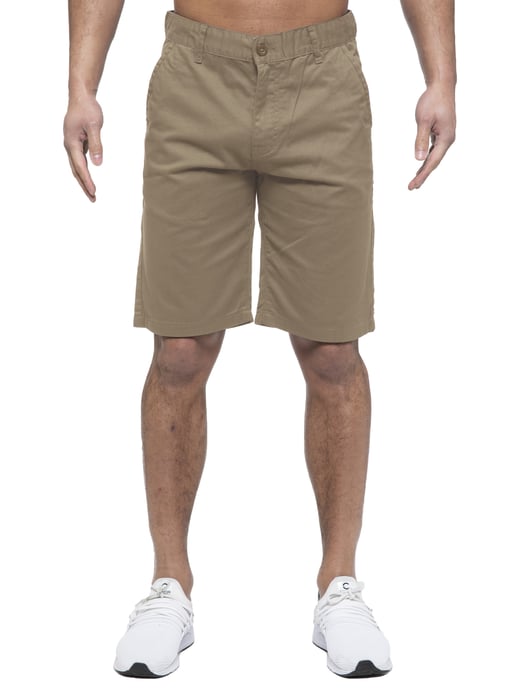 Enzo | Pantalones cortos Chino para hombre en beige - Image 3