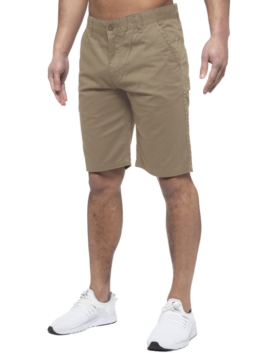 Enzo | Pantalones cortos Chino para hombre en beige - Image 4