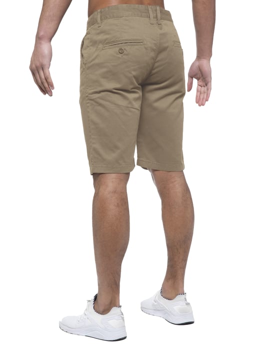 Enzo | Pantalones cortos Chino para hombre en beige - Image 5