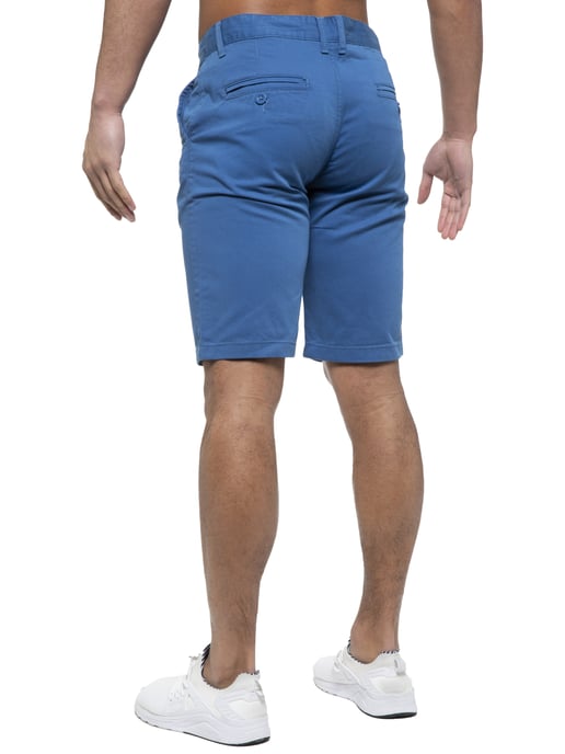 Enzo | Pantalones Cortos Chinos Para Hombre En Azul Real - Image 5