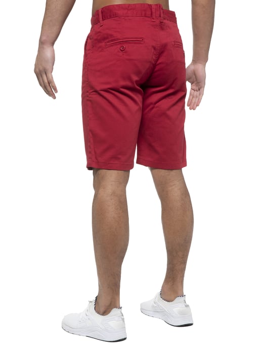 Enzo | Pantalones cortos chinos para hombre en rojo - Image 5
