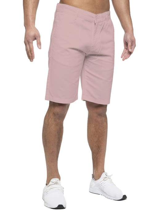 Enzo | Pantalones cortos chinos para hombre en rosa - Image 2