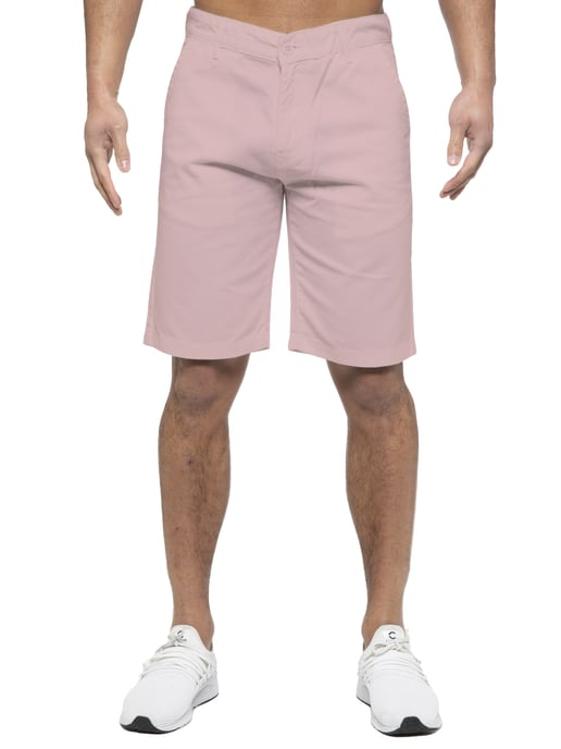 Enzo | Pantalones cortos chinos para hombre en rosa - Image 3
