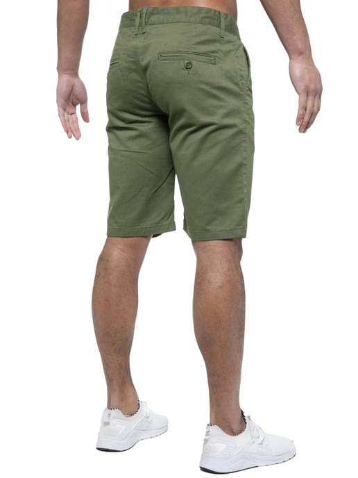 Enzo | Pantalones Cortos Chinos Para Hombre En Caqui - Image 5