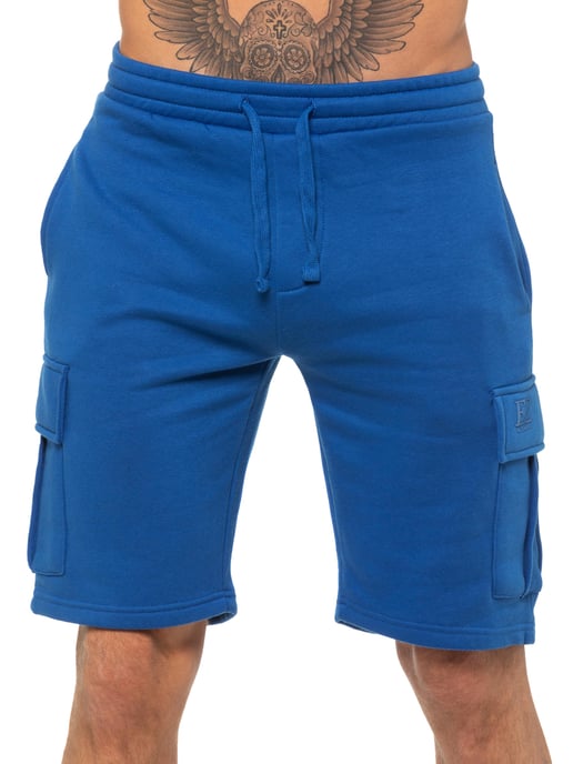 Enzo | Pantalones cortos cargo para hombre - Azul - Image 2