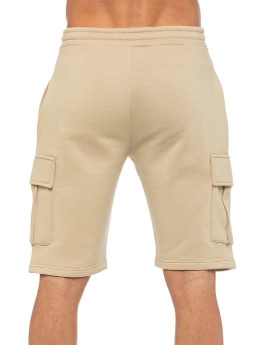 Enzo | Pantalones cortos cargo para hombre - Piedra - Image 3