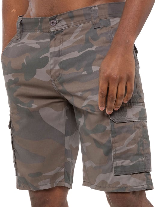 Kruze Pantalones Cortos de Camuflaje para Hombre| Kruze Designer Menswear - Image 5