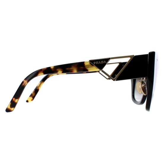 Gafas de sol Prada PR21YS 1AB0A7 degradado negro y gris tortuga - Image 4