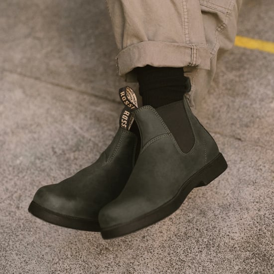 Botas Chelsea Rossi 607 Booma de piel verde oliva y musgo - Image 4