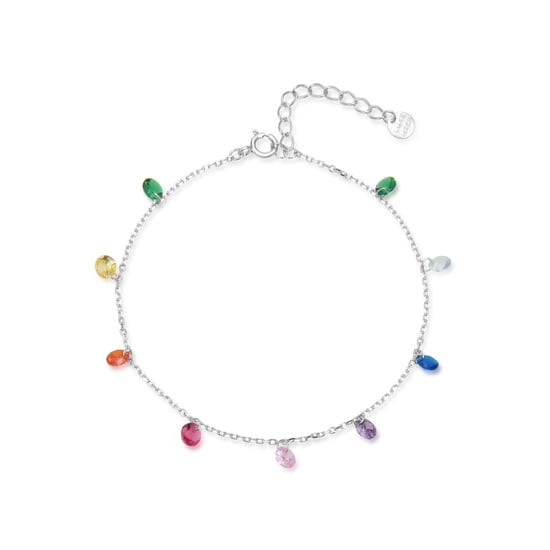 Pulsera Luxenter de Plata de Ley 925 con Circonita Multicolor acabada en rodio - Rolcon - Image 3