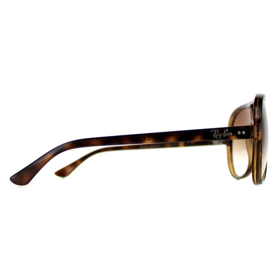 Gafas de sol Ray-Ban Aviator unisex en degradado marrón habana claro - Image 4