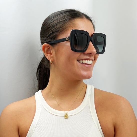 Gafas de sol Gucci GG0328S 001 Negro Gris Degradado - Image 5