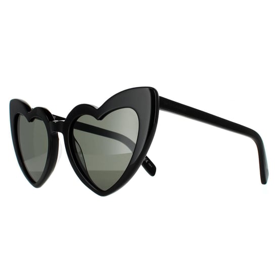 Gafas de sol cat eye para mujer negras y grises de Saint Laurent - Image 2