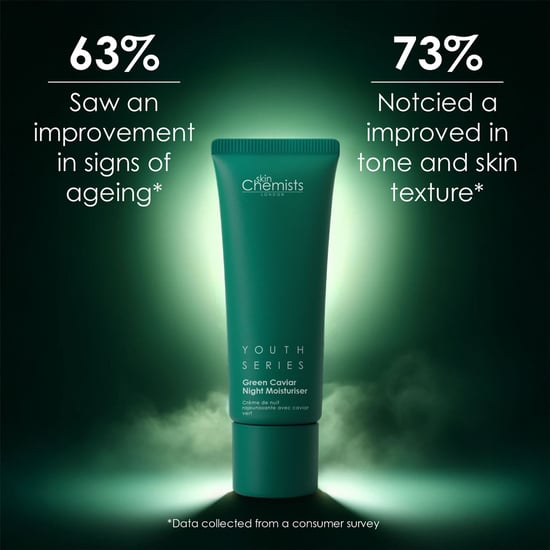 skinChemists Crema hidratante de noche antiedad con caviar verde 50 ml - Image 2