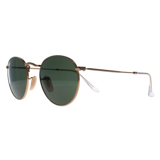Ray-ban redondas unisex oro verde gafas de sol rb3447 redondas de metal - Image 2