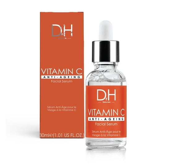 Dr H Sérum facial antiedad con vitamina C 30 ml + Crema hidratante nocturna antiedad con vitamina C 60 ml - Image 2