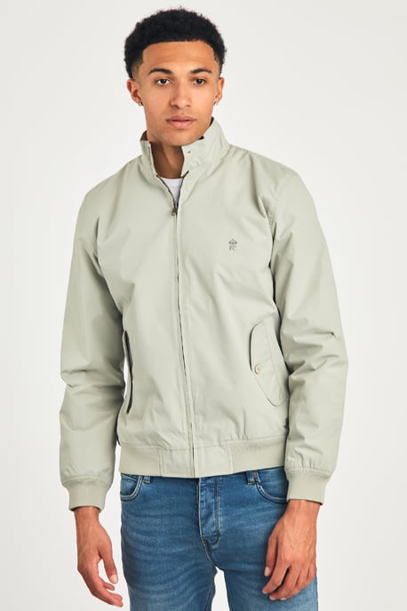 Stone Funnel Neck Harrington Jacket - Image 1