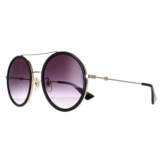 Gafas de sol Gucci GG0061S 001 Negro Oro Gris Gradiente - Image 2