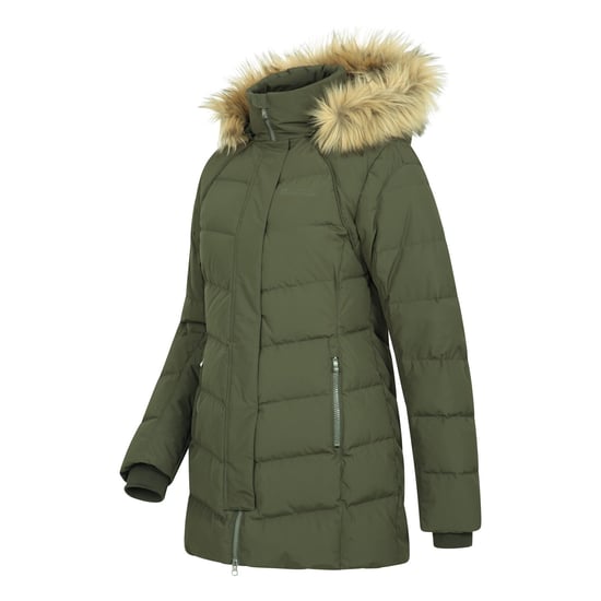 Mountain Warehouse Womens/Ladies Isla II Long Down Jacket (Dark Khaki) - Image 3
