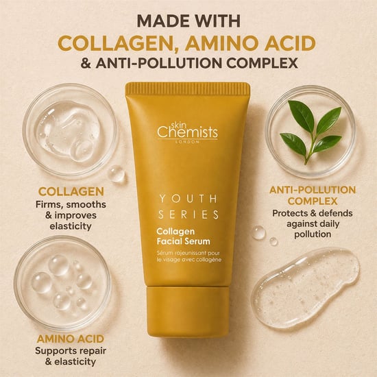 skinChemists Sérum facial antiedad con colágeno al 2%, 30 ml. - Image 5