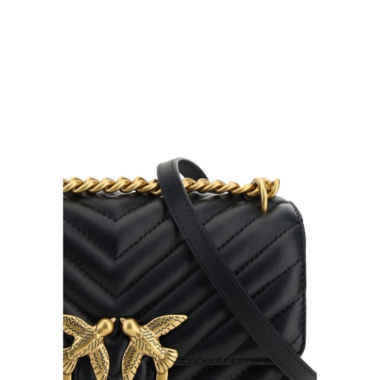 Bolso de Hombro de Cuero de Ternera Negro Bos Taurus - Image 4