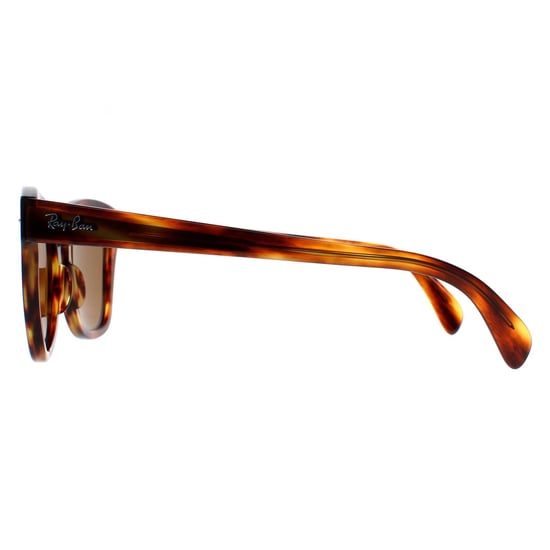 Ray-Ban RB0707S 954/33 gafas de sol a rayas havana marrón - Image 3