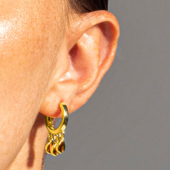 Pendientes Luxenter Atzul acabados en oro 18k - Image 3