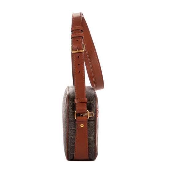Yves Saint Laurent Cassandre Camera  en  Brown Lienzo recubierto - Image 5