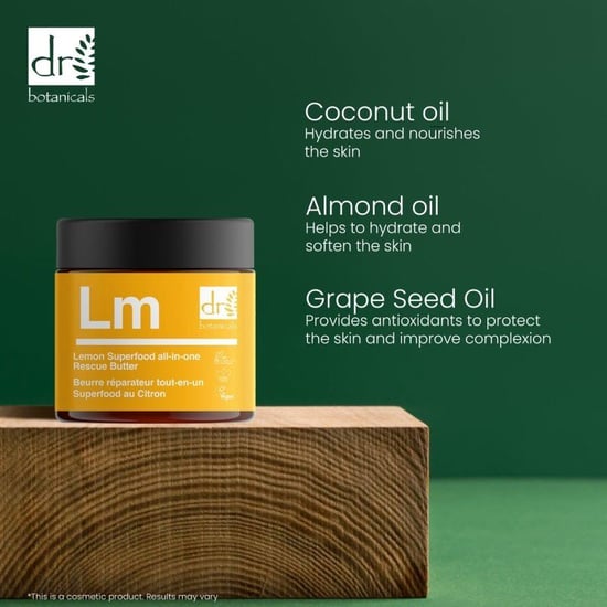 Dr. Botanicals Manteca corporal antiedad todo en uno con superalimentos de limón, 60 ml - Image 2