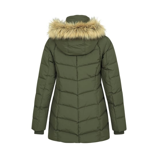 Mountain Warehouse Womens/Ladies Isla II Long Down Jacket (Dark Khaki) - Image 2