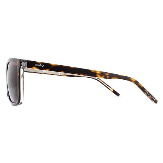 Gafas de sol Hugo by Hugo Boss Rectangle Mens Havana Crystal Brown - Image 3