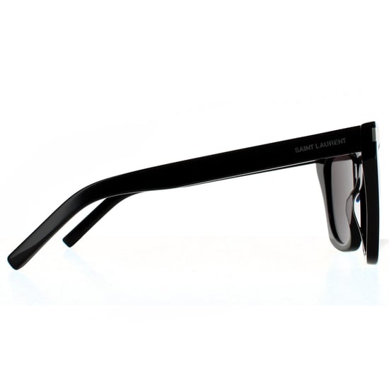 Gafas de sol negras y grises para mujer Cat Eye de Saint Laurent - Image 4